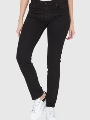 7 FOR ALL MANKIND Lekkie czarne jeansy damskie Roxanne BAIR ECO RINSED BLACK, Rozmiar 32