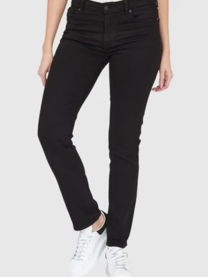 7 FOR ALL MANKIND Lekkie czarne jeansy Roxanne BAIR ECO RINSED BLACK