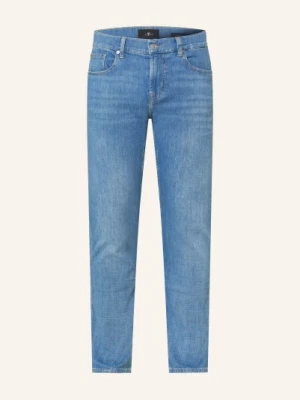 7 For All Mankind Obcisłe Dżinsy Slimmy Tapered blau