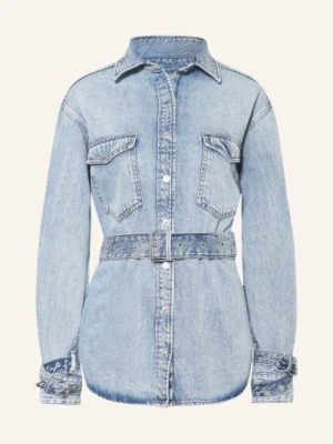 7 For All Mankind Overjacket Z Jeansu Unwind blau