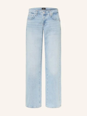7 For All Mankind Proste Dżinsy Low Straight blau