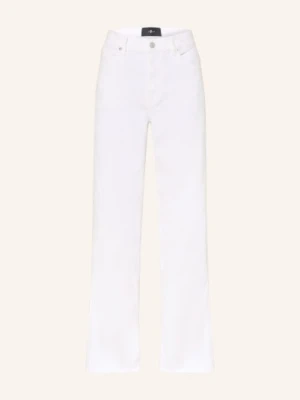7 For All Mankind Proste Dżinsy Stovepipe weiss