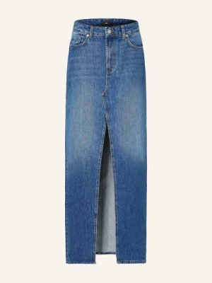 7 For All Mankind Spódnica Dżinsowa Darkwind blau NIEBIESKI