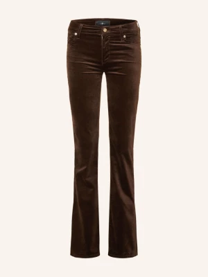 7 For All Mankind Spodnie Dżinsowe The Leggy Bootcut braun CIEMNOBRĄZOWY