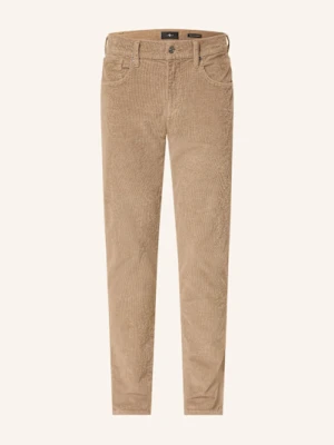 7 For All Mankind Spodnie Sztruksowe The Straight Regular Fit beige