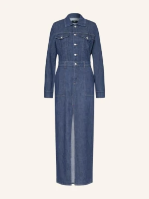 7 For All Mankind Sukienka Dżinsowa Utility Maxi Dress blau
