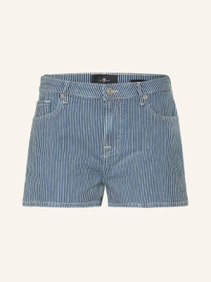 7 For All Mankind Szorty Jeansowe Easy blau
