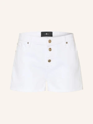 7 For All Mankind Szorty Jeansowe Easy weiss 45C SNOW