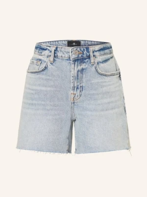 7 For All Mankind Szorty Jeansowe Monroe blau