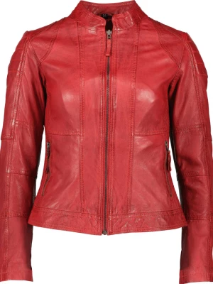 7eleven Skórzana kurtka "Begona" w kolorze czerwonym rozmiar: 36