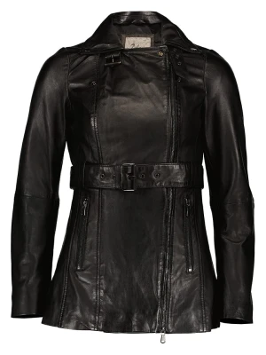 7eleven Skórzana kurtka "Irene" w kolorze czarnym rozmiar: 38