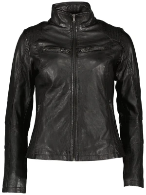 7eleven Skórzana kurtka "Jeany" w kolorze czarnym rozmiar: 38