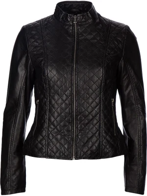 7eleven Skórzana kurtka "Luise" w kolorze czarnym rozmiar: 42