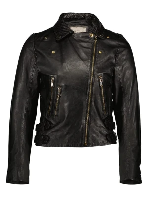 7eleven Skórzana kurtka "Luxy" w kolorze czarnym rozmiar: 44