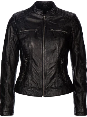 7eleven Skórzana kurtka "Narbon" w kolorze czarnym rozmiar: 48