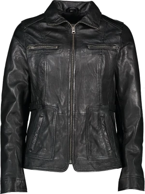 7eleven Skórzana kurtka "Sissy" w kolorze czarnym rozmiar: 36