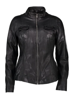 7eleven Skórzana kurtka w kolorze czarnym rozmiar: 36