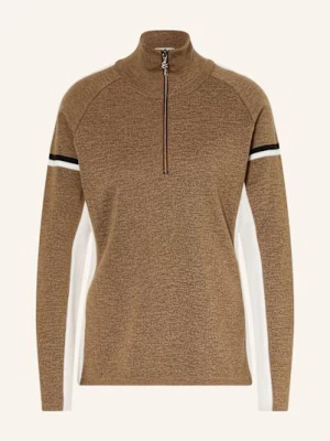 8848 Altitude Sweter Typu Troyer Monterosa Z Wełny Merino braun