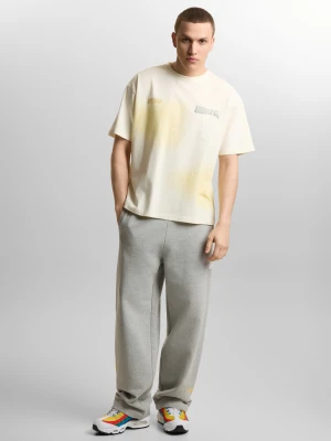 9 Unity t-shirt oversize męski biały Klasyk