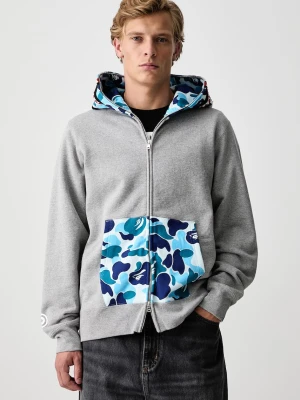 A Bathing Ape bluza rozpinana z kapturem bawełniana męska