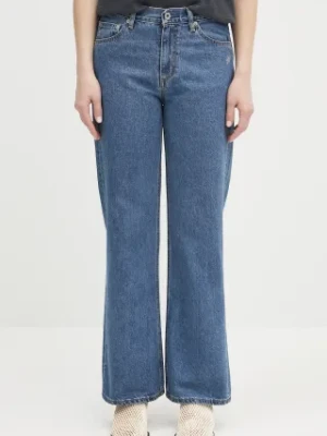 A Bathing Ape jeansy Crystal Ape Head Flare Denim damskie high waist 1L30250002