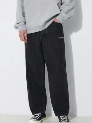 A Bathing Ape jeansy Metal Logo Pin Denim Pants