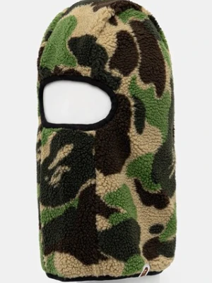 A Bathing Ape kominiarka ABC camo boa kolor zielony 1K80181007
