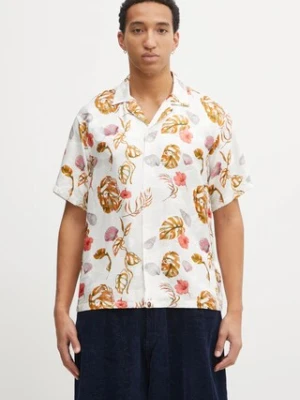 A Bathing Ape koszula z dodatkiem jedwabiu Vacation Pattern Open Collar