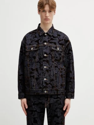 A Bathing Ape kurtka jeansowa Camo Flocked