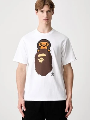 A Bathing Ape Milo On Ape Head T-shirt bawełniany męski