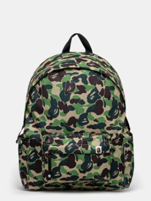 A Bathing Ape plecak Abc Camo Daypack męski kolor zielony duży wzorzysty 1K80189004