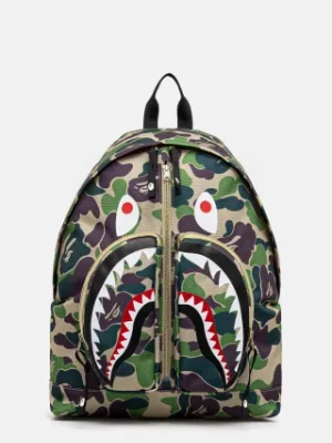A Bathing Ape plecak Abc Camo Shark Daypack męski kolor zielony duży wzorzysty 1L30189007