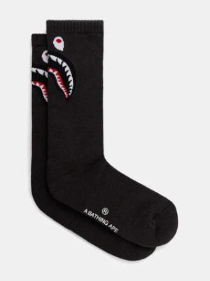 A Bathing Ape skarpetki Shark męskie kolor czarny 1K80184002