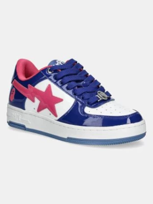 A Bathing Ape sneakersy skórzane BAPE STA #1 L kolor granatowy 1K80291301