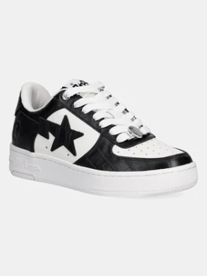 A Bathing Ape sneakersy skórzane BAPE STA #3 L kolor czarny 1K80291303