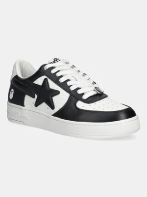 A Bathing Ape sneakersy skórzane BAPE STA #3 męskie kolor czarny 1L30191305