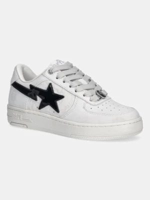 A Bathing Ape sneakersy skórzane BAPE STA #4 damskie kolor biały 1L30291309