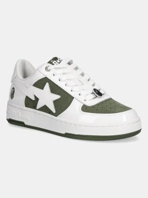 A Bathing Ape sneakersy skórzane BAPE STA #6 L damskie kolor zielony 1K80291306
