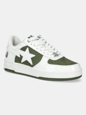 A Bathing Ape sneakersy skórzane BAPE STA #6 M2 męskie kolor zielony 1K80191306