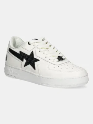 A Bathing Ape sneakersy skórzane BAPE STA ICON #1 M2 męskie kolor biały 1L30191306