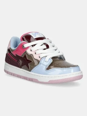 A Bathing Ape sneakersy skórzane NEW BAPE SK8 STA #2 L kolor niebieski 1L30291311