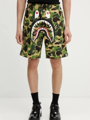 A Bathing Ape szorty bawełniane ABC Camo Shark