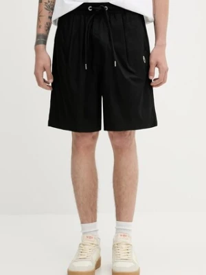 A Bathing Ape szorty bawełniane One Point Ctn Twill Relaxed Fit męskie kolor czarny 1L30153301