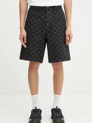 A Bathing Ape szorty jeansowe College Monogram