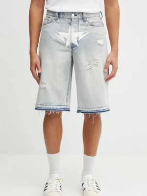 A Bathing Ape szorty jeansowe Destroyed Sta