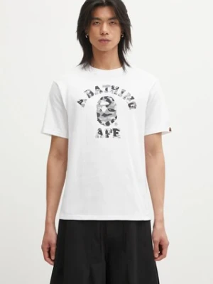 A Bathing Ape t-shirt bawełniany 1st Camo College