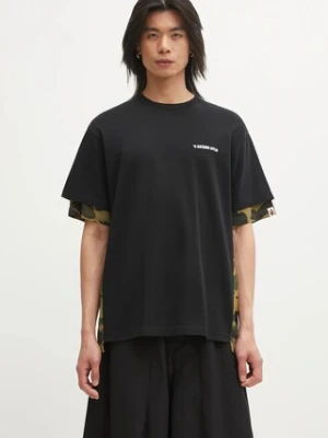 A Bathing Ape t-shirt bawełniany 1st Camo Heavy Washed Blocking