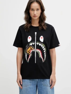 A Bathing Ape t-shirt bawełniany 1st Camo Milo Shark
