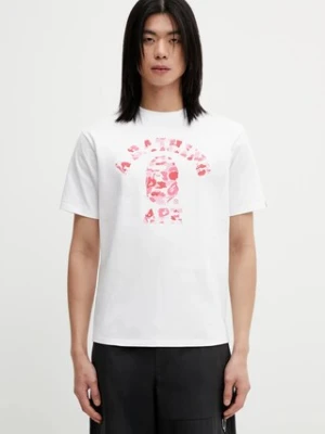 A Bathing Ape t-shirt bawełniany ABC Camo College