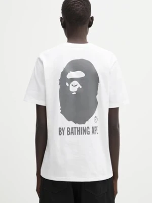 A Bathing Ape t-shirt bawełniany Ape Head One Point damski kolor biały 001TEL302070L